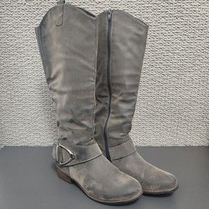 BELLA Women's Dark Green Knee High Boots Size 7M